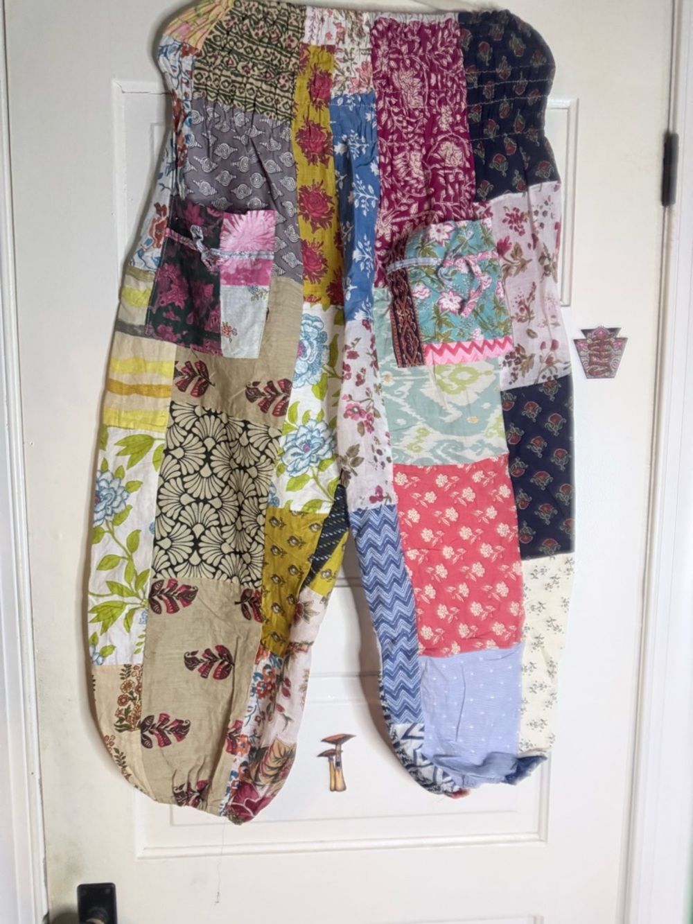 Kathmandu Boho Patchwork Harem Pants - Multicolor